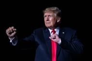 Donald Trump spoke about LIV Golf (Imagn)